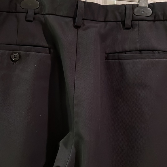 Haggar Mens Black Trouser Pants Size 36 x 30 - Picture 4 of 8